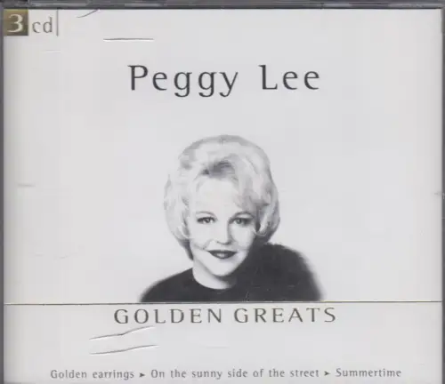 CD-Box: Peggy Lee, Golden Greats, 2002, Disky, 3 CDs, Jazz, Blues, Pop, sehr gut