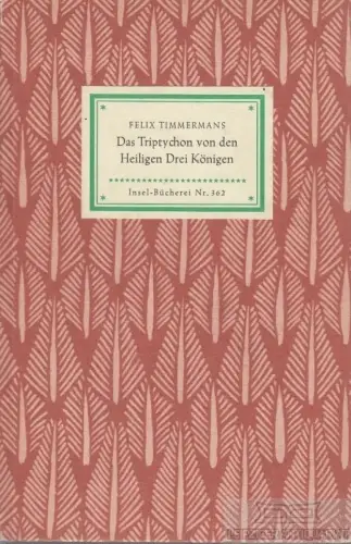 Insel-Bücherei 362, Das Triptychon von den heiligen drei Königen, Timmerm 191499