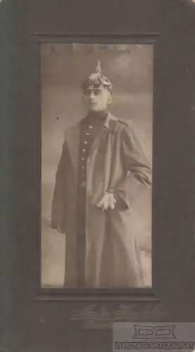 Fotografie Herzfeld - Portrait Paul Krause - Mann in Uniform, Fotografie. 1909