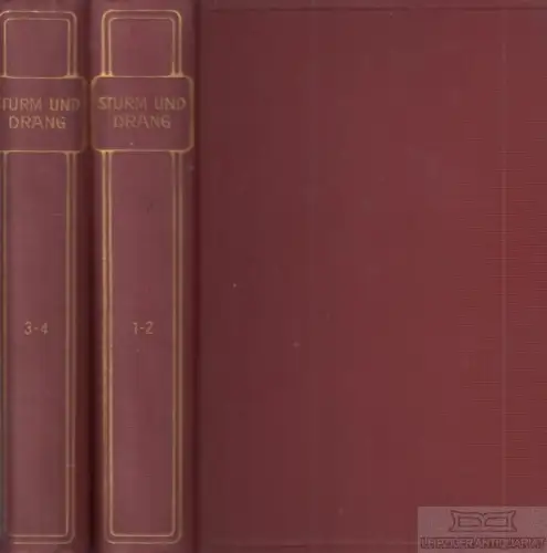 Buch: Sturm und Drang, Freye, Karl. 2 Bände, Bongs goldene Klassikerbibliothek