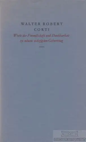 Buch: Corti Walter Robert, Larese, Dino / Stehler, Hermann. 1970, gebraucht, gut