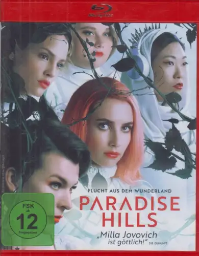Blu-ray: Paradise Hills. 2018, Milla Jovovich, Emma Roberts, Sci-Fi, Thriller