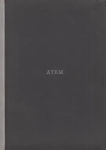 Buch: Atem. Bonsack, Wilfried M., ca. 1988, Privatdruck