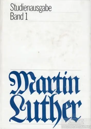 Buch: Studienausgabe, Luther, Martin. 1979, Evangelische Verlagsanstalt, Band 1