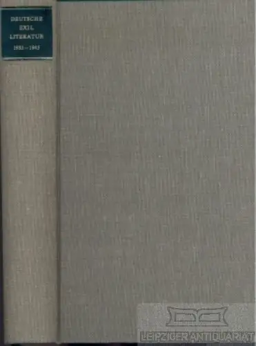 Buch: Deutsche Exil-Literatur 1933-1945, Sternfeld, Wilhelm / Tiedmann, Eva