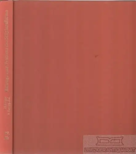 Buch: Beiträge zum Problem des Stilpluralismus, Hager, Werner und Norbert Knopp