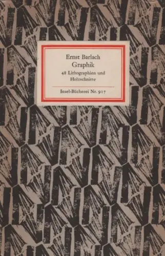 Insel-Bücherei 917, Ernst Barlach. Graphik, Jansen, Elmar. 1970, Insel-Verlag