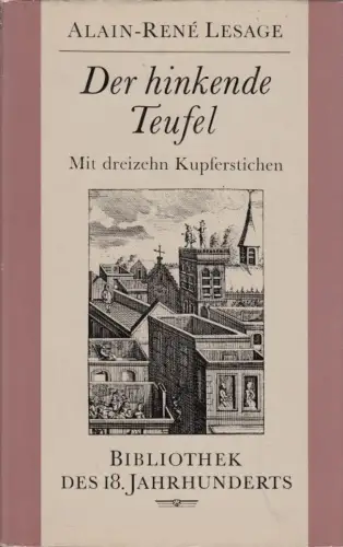Buch: Der hinkende Teufel, Lesage, Alain-Rene. Bibliothek des 18. Jahrhundert