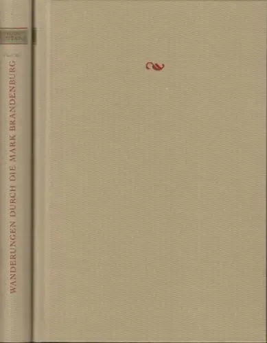 Buch: Wanderungen durch die Mark Brandenburg, Fontane, Theodor. 2 Bände, 2009