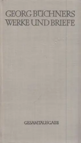 Buch: Werke und Briefe, Büchner, Georg. 1952, Insel Verlag, Gesamtausgabe
