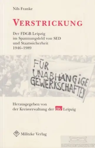 Buch: Verstrickung, Franke, Nils. 1999, Militzke Verlag, gebraucht, gut