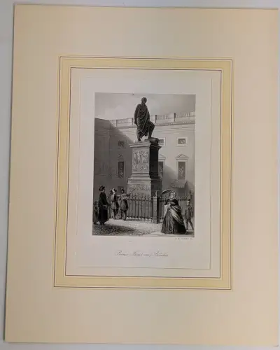 Stahlstich: Prince (Fürst von) Blücher, Payne, Englische Kunstanstalt, Grafik