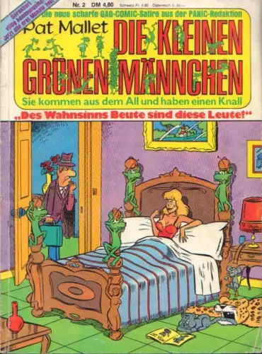 Buch: Die kleinen Grünen Männchen, Mallet, Pat. GAG-Comic Album Nr, 1984