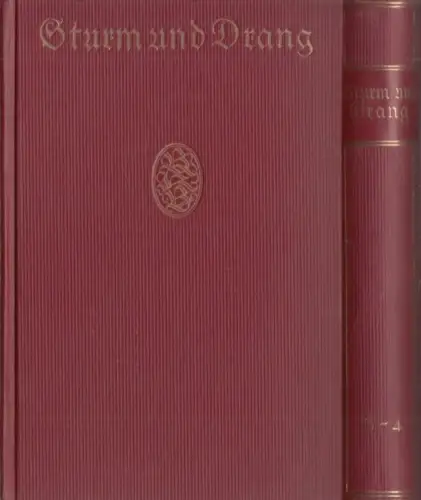 Buch: Sturm und Drang, Freye, Karl. 2 Bände, Bongs goldene Klassikerbibli 231896