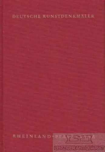 Buch: Deutsche Kunstdenkmäler, Hootz, Reinhardt. 1982, gebraucht, gut
