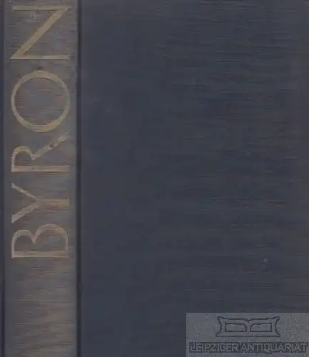 Buch: Byron, Gigon, Cordula. 1963, Artemis Verlag, gebraucht, mittelmäßig