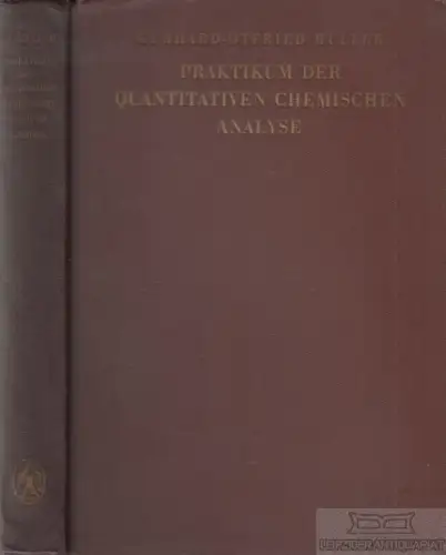 Buch: Praktikum der quantitativen chemischen Analyse, Müller, Gerhard-Otfried