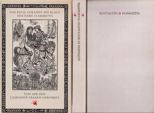 Buch: Fiammetta, Boccaccio, Giovanni di. 1987, Insel Verlag, gebraucht, gut