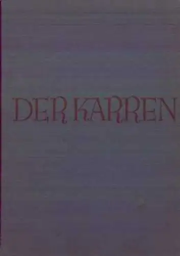 Buch: Der Karren, Traven, B. 1931, Büchergilde Gutenberg, gebraucht, gut