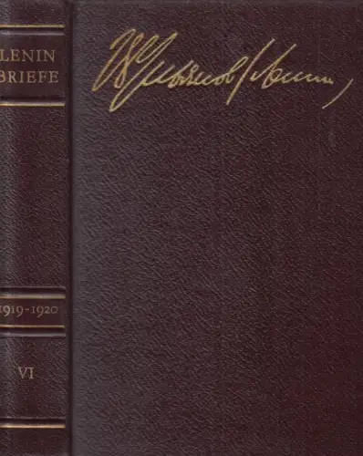 Buch: Briefe, Band VI - Juli 1919 - November 1920, Lenin, W. I. 1969