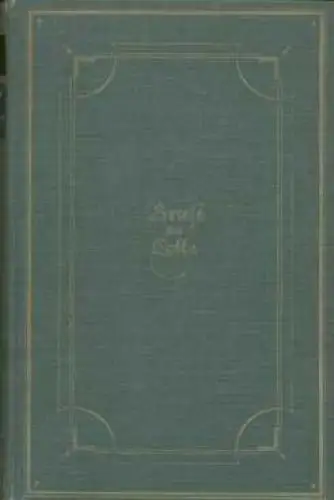 Buch: Briefe an Cotta, Fehling, Maria. 1925, Cotta'sche Buchhandlung