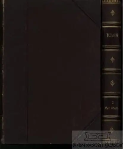 Buch: H. v. Kleists Werke, Kleist, Heinrich von. 2 Bände, gebraucht, gut