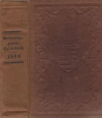 Buch: Gothaisches Genealogisches Taschenbuch 1846. 1846, Justus Perthes