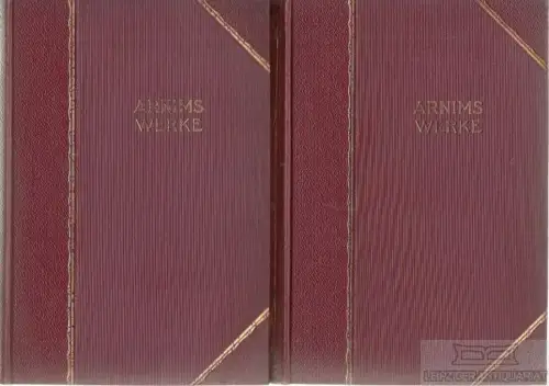 Buch: Arnims Werke. Auswahl in vier Teilen, Arnim, Ludwig Achim von 236288