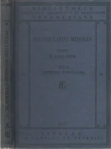 Buch: Poetae Latini Minores. Volumen I : Appendix Vegiliana, Baehrens. 1930