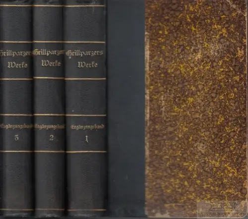 Buch: Sämmtliche Werke. Dritte Ausgabe, Grillparzer, Franz. 6 in 3 Bände, 1888