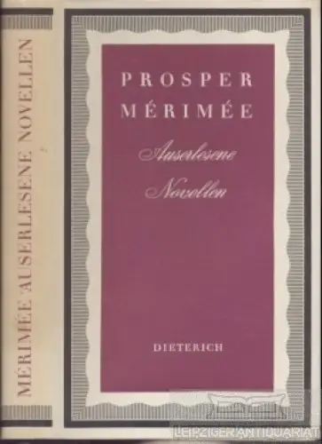 Sammlung Dieterich 134, Auserlesene Novellen, Merimee, Prosper. 1977