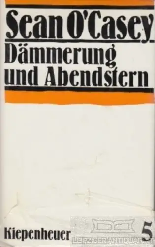 Buch: Dämmerung und Abendstern, O'Casey, Sean. Werke, 1988, gebraucht, gut 60715