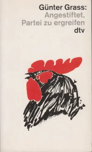 Buch: Angestiftet, Partei zu ergreifen, Grass, Günter. Dtv, 1994, gebraucht, gut