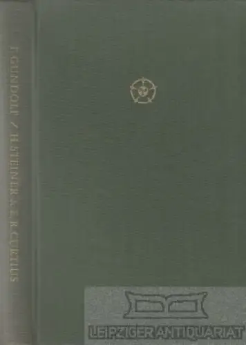 Buch: Briefwechsel mit Herbert Steiner und Ernst Robert Curtius, Gundolf