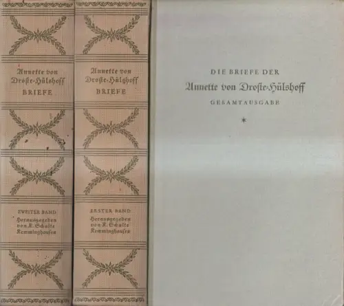 Buch: Die Briefe der Annette von Droste-Hülshoff, 2 Bände,  Eugen Diederich