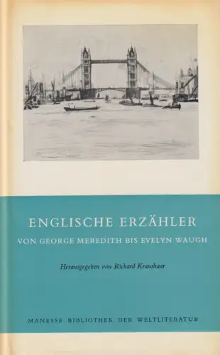 Buch: Englische Erzähler, Kraushaar, Richard, 1964, Manesse, gebraucht, gut
