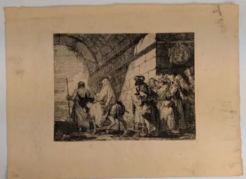 Grafik: Maria / Engel, Giovanni Battista Tiepolo, 1890, Reichsdruckerei, Druck