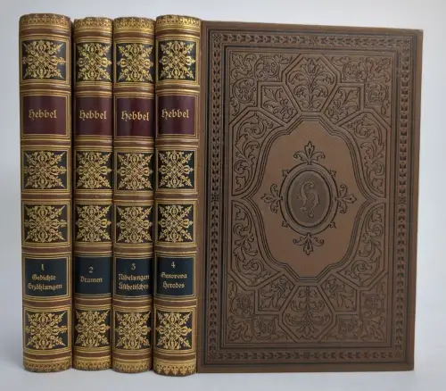 Buch: Friedrich Hebbels Werke in vier Bänden,  Bibliographisches Institut, 4 Bde