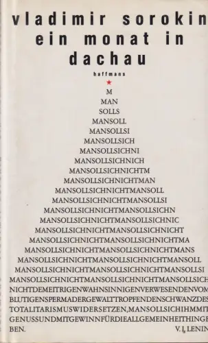 Buch: Ein Monat in Dachau, Sorokin, Vladimir, 1992, Haffmans