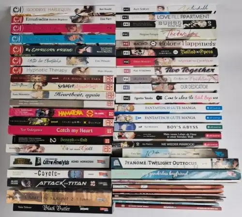 40 Mangas + 9 Heftchen von altraverse, Egmont, Carlsen, Tokyopop, sehr gut!