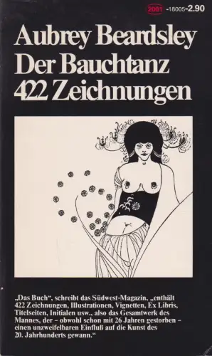 Buch: Aubrey Beardsley - Der Bauchtanz. 422 Zeichnungen, Mehrmann, Bruno, 1979