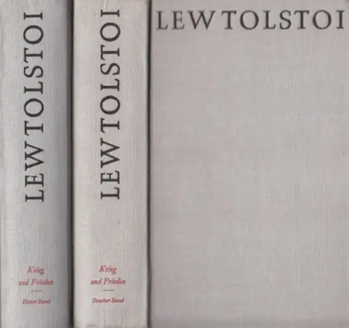 Buch: Krieg und Frieden, Tolsoi, Lew. 2 Bände, 1967, Rütten und Loening Verlag