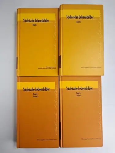 Buch: Sächsische Lebensbilder Band 4-6, Reiner Groß u.a. (Hrsg.), 1999, 4 Bände