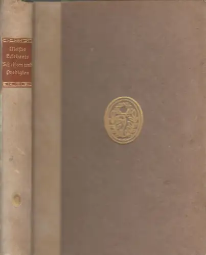 Buch: Meister Eckeharts Schriften und Predigten Bd. 2, Büttner, 1909, Diederichs