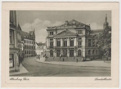 AK Altenburg, Thür., Landestheater, L. H. N., Altenburg, ungelaufen, beschrieben