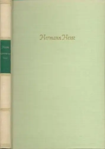 Buch: Unterm Rad, Hesse, Hermann. 1952, Aufbau-Verlag, Erzählung, gebraucht, gut