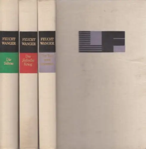 Buch: Josephus-Trilogie, Feuchtwanger, Lion. 3 Bände, Gesammelte Werke, 1974