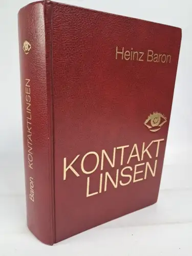 Buch: Kontaktlinsen, Lehrbuch und Leitfaden,  Baron, Heinz, 1991, sehr gut
