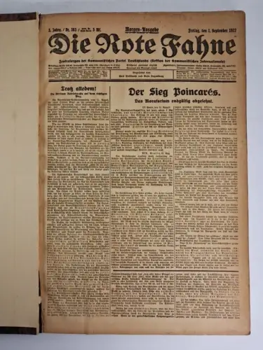 Die Rote Fahne, 5. Jahrgang, September 1922, Nr. 383-434, Liebknecht, Luxemburg