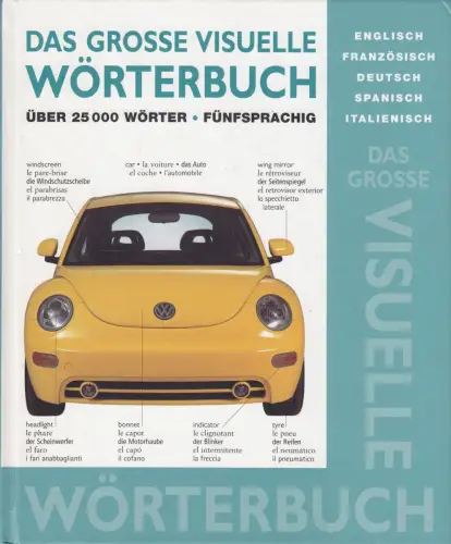 Buch: Das grosse visuelle Wörterbuch, 2003, Coventgarden, Fünfsprachig, sehr gut